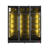 thumbnail of Gasfrit - Armario expositor para bebidas refrigerado 3 puerta gran capacidad 1680 x 635 x 1990 mm 1500 litros ,Luz led multicolor