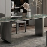thumbnail of Grüner Luxus Modernes Design Keramik Esstisch Tisch 240*120*75cm