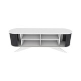 thumbnail of Dmora Mobile porta TV Desteve, Credenza da soggiorno, Armadio basso per TV, Base parete attrezzata, 180x43h60 cm, Antracite e Bianco