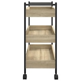 thumbnail of vidaXL Keukentrolley 50x30x70 cm bewerkt hout sonoma eikenkleurig