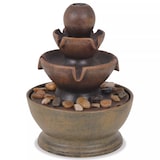 thumbnail of Décoshop26 - Fontaine d'intérieur avec pompe Polyrésine 17,5x17,5x23cm DEC020765