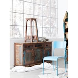 thumbnail of SIT Möbel Dressoir | 3 Deuren, 3 Laden | Oud hout gelakt | gekleurd | B 140 x D 40 x H 80 cm | 09103-98 | Serie RIVERBOAT