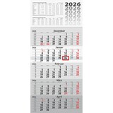 thumbnail of 2026 Rido 5-Monatskalender grau 300×630 mm