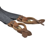 thumbnail of Sir Redman Hosenträger Work Service Herren Damen mit Clips und Lederlaschen für Knöpfe (black - schwarz)