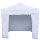 thumbnail of Carpa Plegable 3x3 Completa Blanca 50 hex y 100% poliéster 800D con revestimiento de PVC EME Mobiliario