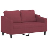 thumbnail of vidaXL 3-tlg. Sofagarnitur mit Kissen Weinrot Stoff