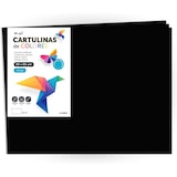 thumbnail of Cartulina de Colores, Cartulina Grande 50x65cm Colores Claros e Intensos, Cartulinas 180gr para Manualidades· m-office (x50 hojas, negro)