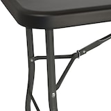 thumbnail of Draagbare Opvouwbare Harstafel 180cm Zwart 7house