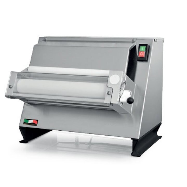 Sfogliatrice-Stendipizza e piadina con una coppia di rulli regolabili da 300 mm , Monofase, V.230/1, kw 0.50 - mod.2300/M30