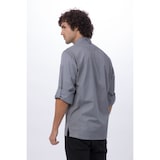 thumbnail of Chef Works® Kochjacke HARTFORD COOL VENT & lite, Reißverschluss, Grau, Größe 5XL