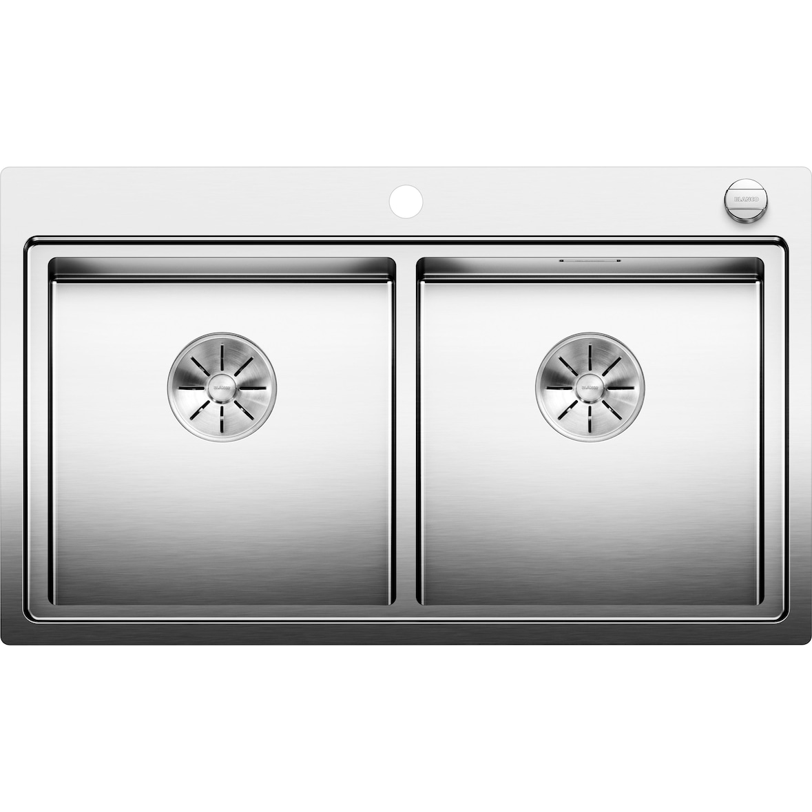 Blanco DIVON II 8-IF Edelstahlspüle Spüle Seidenglanz 521663