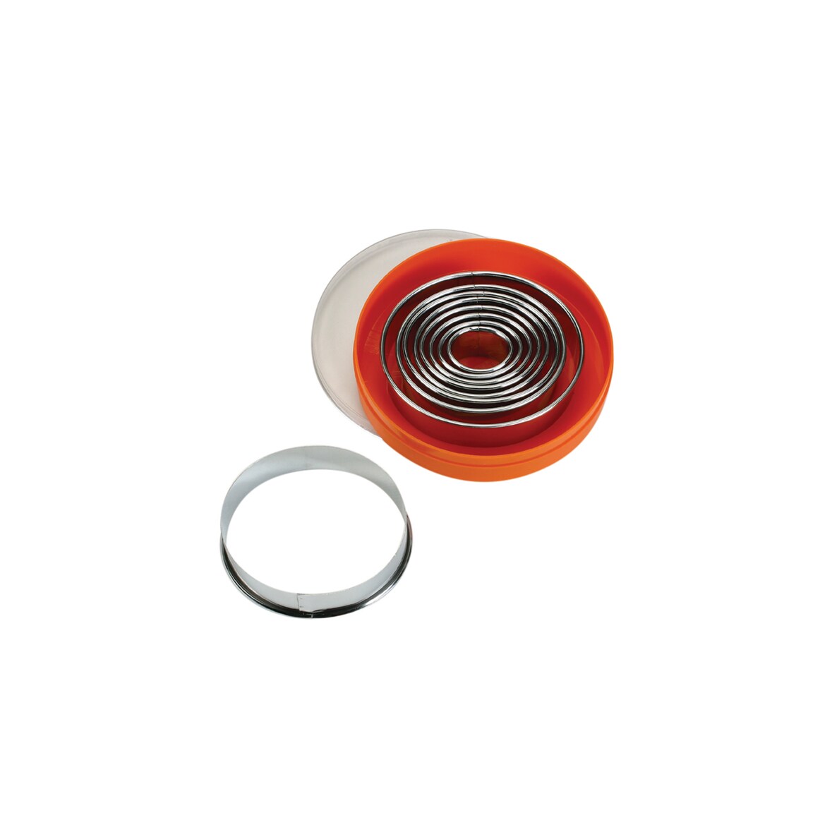 Schneider - Ausstechersatz oval, glatt 9-tlg., Edelstahl, Materialstärke: 0,4 - 0,5 mm