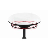 thumbnail of Mayer Sitzmöbel, Drehhocker mit 3D-Sitzelement 1353, Weiß, Kunstleder, 1353_03_30582