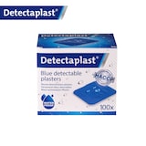 thumbnail of Blaues detektierbares wasserabweisendes Pflaster 38x38mm - 100St