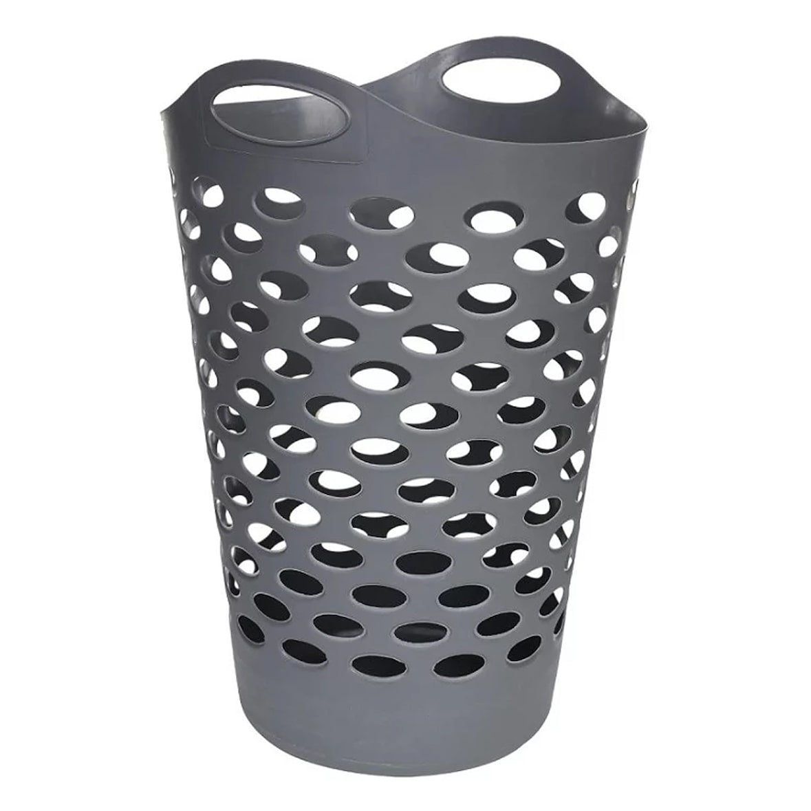 WellHome - Grijze wasmand 60L