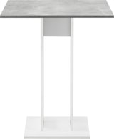 thumbnail of Helloshop26 - Quadratischer Esstisch für Küche/Wohnzimmer 65 cm grau/weiß 03_0006122