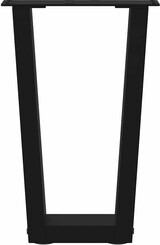 thumbnail of vidaXL Couchtischbeine V-Form 2 Stück Schwarz 28x(42-43,3) cm Stahl