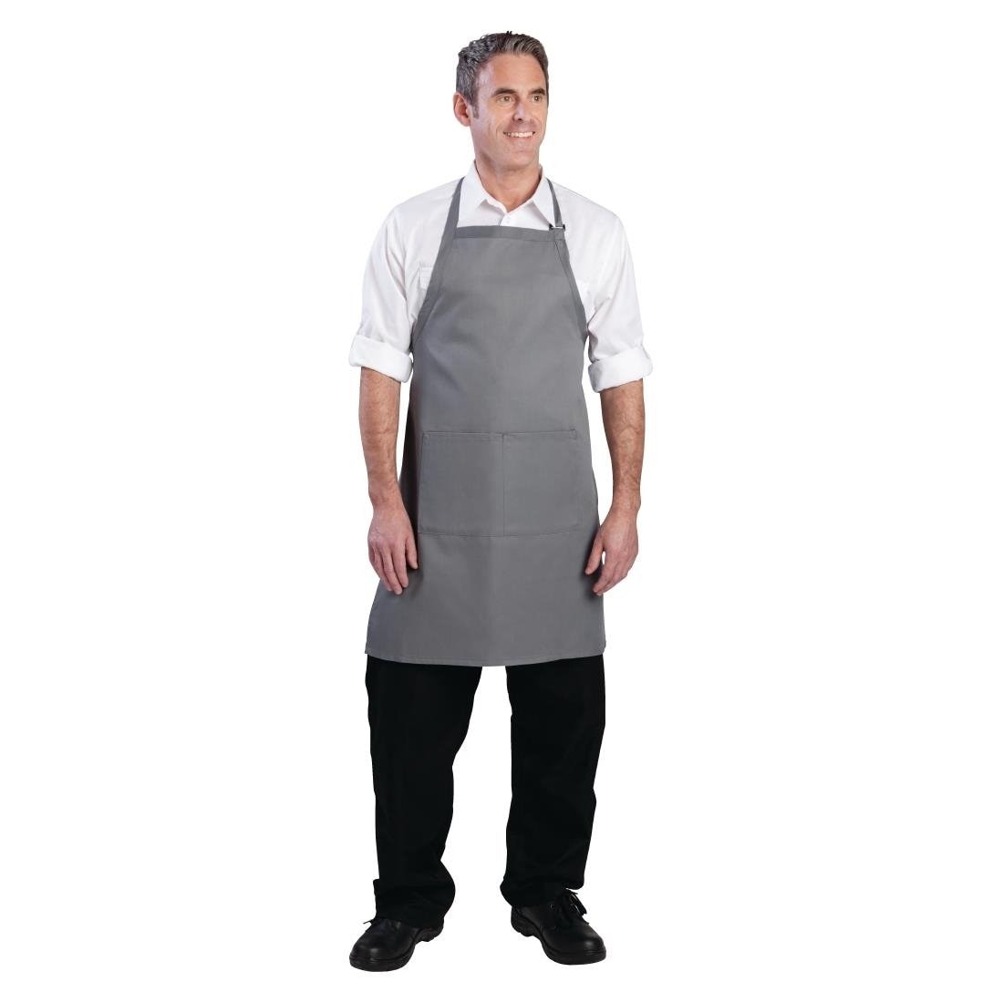 Chef Works grijs schort
