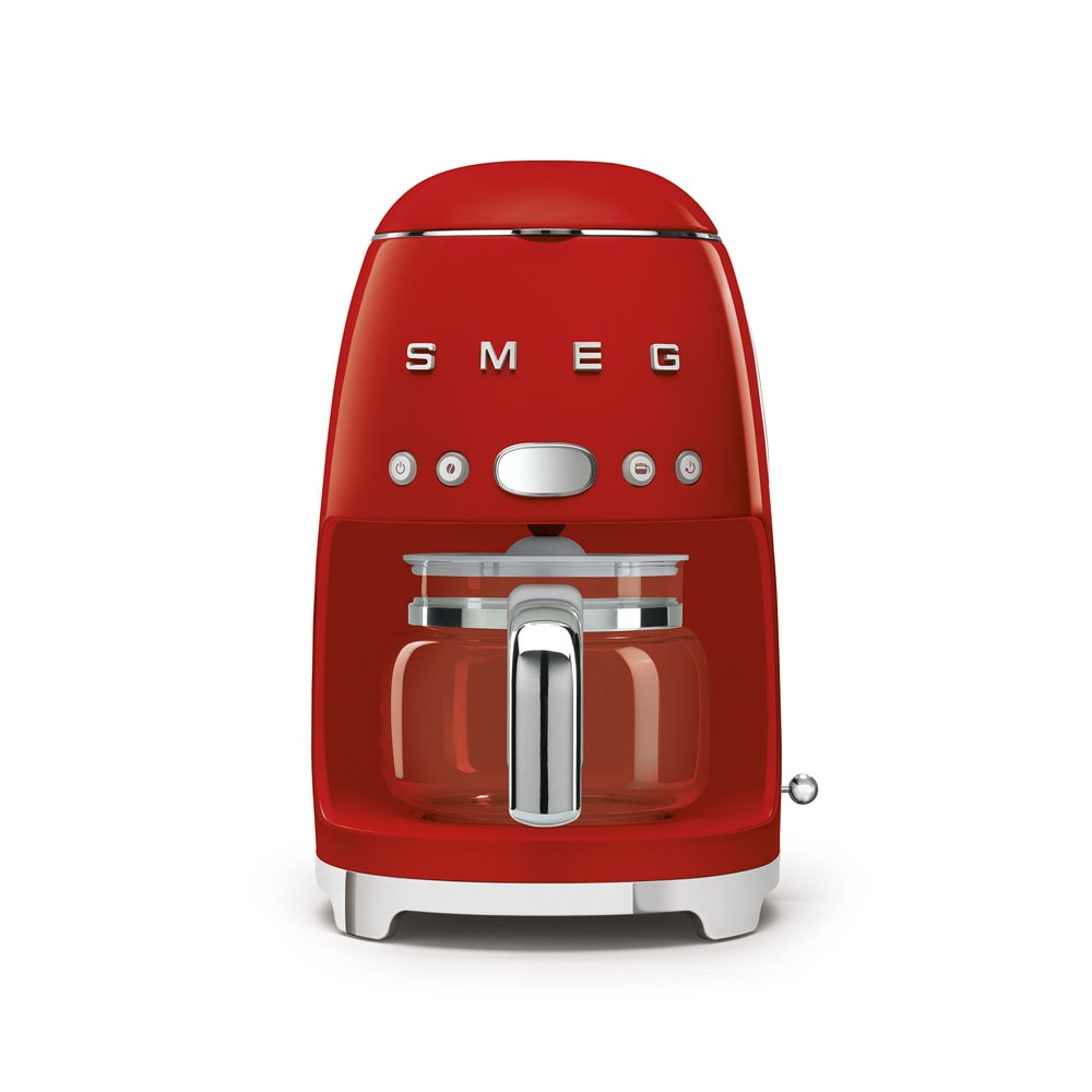Machine à café filtre 1.4 rouge -   Inox Smeg 25.6x24.6 cm