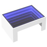 thumbnail of vidaXL Couchtisch mit Infinity-LED Weiß 70x50x30 cm