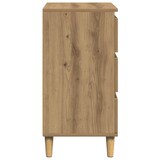 thumbnail of vidaXL Dressoir 60x35x70 cm bewerkt hout artisanaal eikenkleur