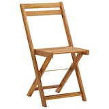 thumbnail of Comedor de jardín plegable 3 piezas madera maciza de acacia 5