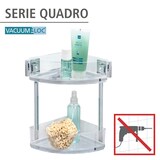 thumbnail of WENKO Vacuum-Loc® Eckregal 2 Etagen Mod. Quadro Edelstahl