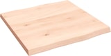 thumbnail of vidaXL Tischplatte 40x40x2 cm Massivholz Eiche Unbehandelt Baumkante