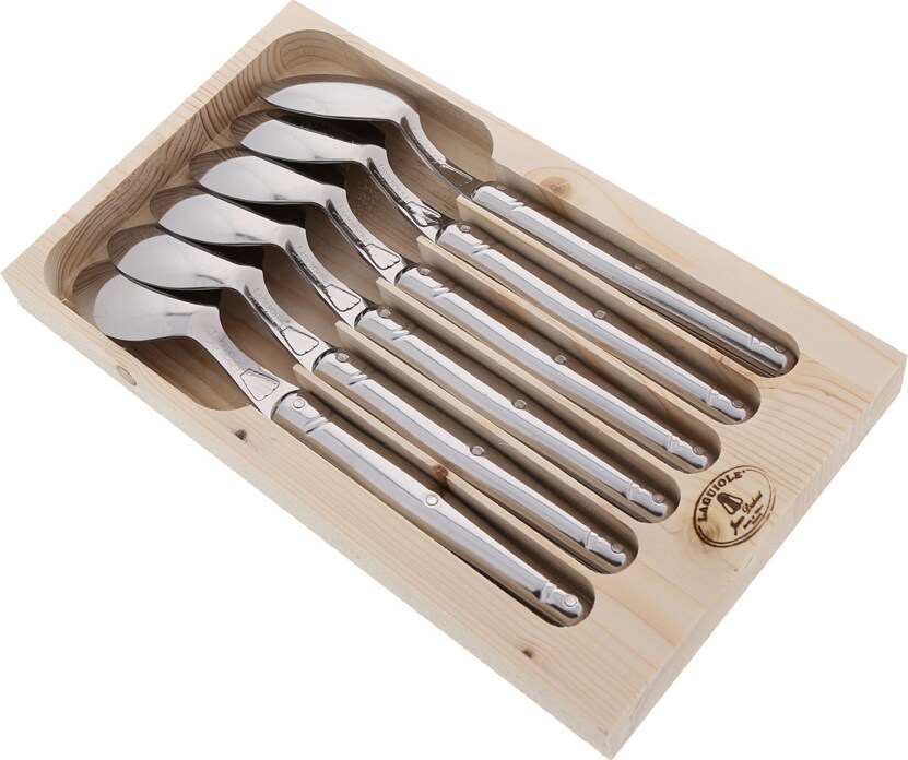 LAGUIOLE ménagère 97653 Set bestehend aus 6 Löffeln, Neutral.