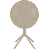 thumbnail of Lot de 2 tables d’extérieur rondes pliantes de 60 cm Sky Table Taupe