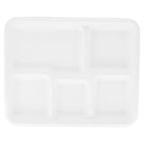 thumbnail of Bandejas 5 Compart. 'Bionic'  26,5X21,5X2,5 Cm Branco Bagaço (500 Unidades)
