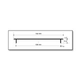 thumbnail of Lüftungsgitter Aluminium Heizungsgitter b 150mm x L 1200mm Edelstahl eloxiert