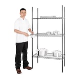 thumbnail of Nisbets Essentials stellingkast 3 etages 1820 x 915 x 457mm