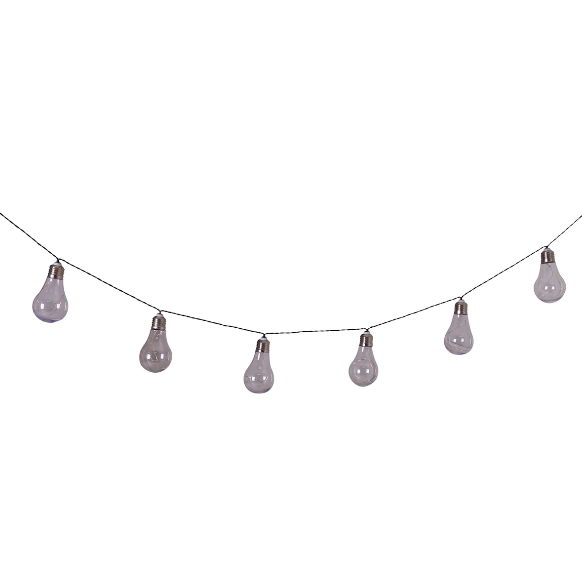 LED/Solar Lichterkette "Glühbirne"