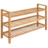 thumbnail of Scarpiera Con 3 Ripiani 100x27x60 Cm In Massello Di Rovere