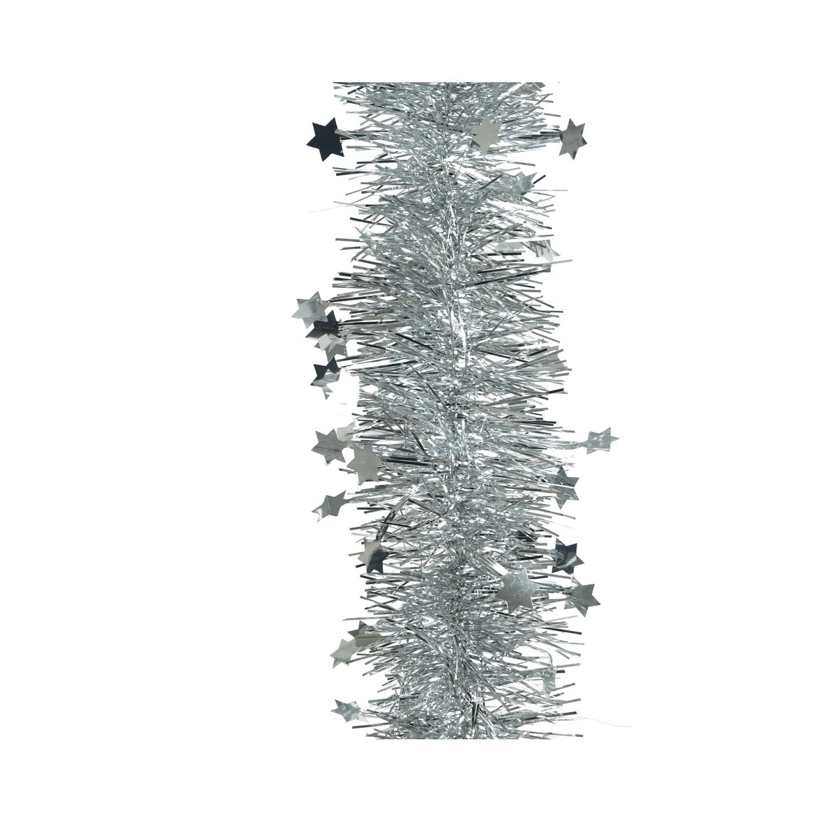 Girlande mit Sternen versch. Farben Silber