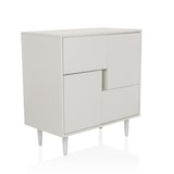 thumbnail of Sideboard / Kommode LYKKJA 77x39,5x72 cm 2 Schubladen 2 Türen weiß hjh LIVING