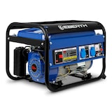 thumbnail of EBERTH 2200 watt Noodstroomaggregaat, stroomgenerator met 5,5 pk benzinemotor, viertakt, luchtgekoeld, 2x 230 V, 1x 12 V, trekstart