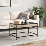thumbnail of vidaXL Salontafel met Infinity LED 70x50x41 cm sonoma eikenkleurig