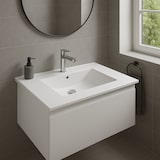 thumbnail of Lavabo Da Incasso Rettangolare Lavandino Bagno In Ceramica Design Moderno Elegante Per Top Bagno 71 x 46 cm Bianco