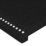 thumbnail of vidaXL Kopfteil mit Ohren Schwarz 83x16x118/128 cm Stoff