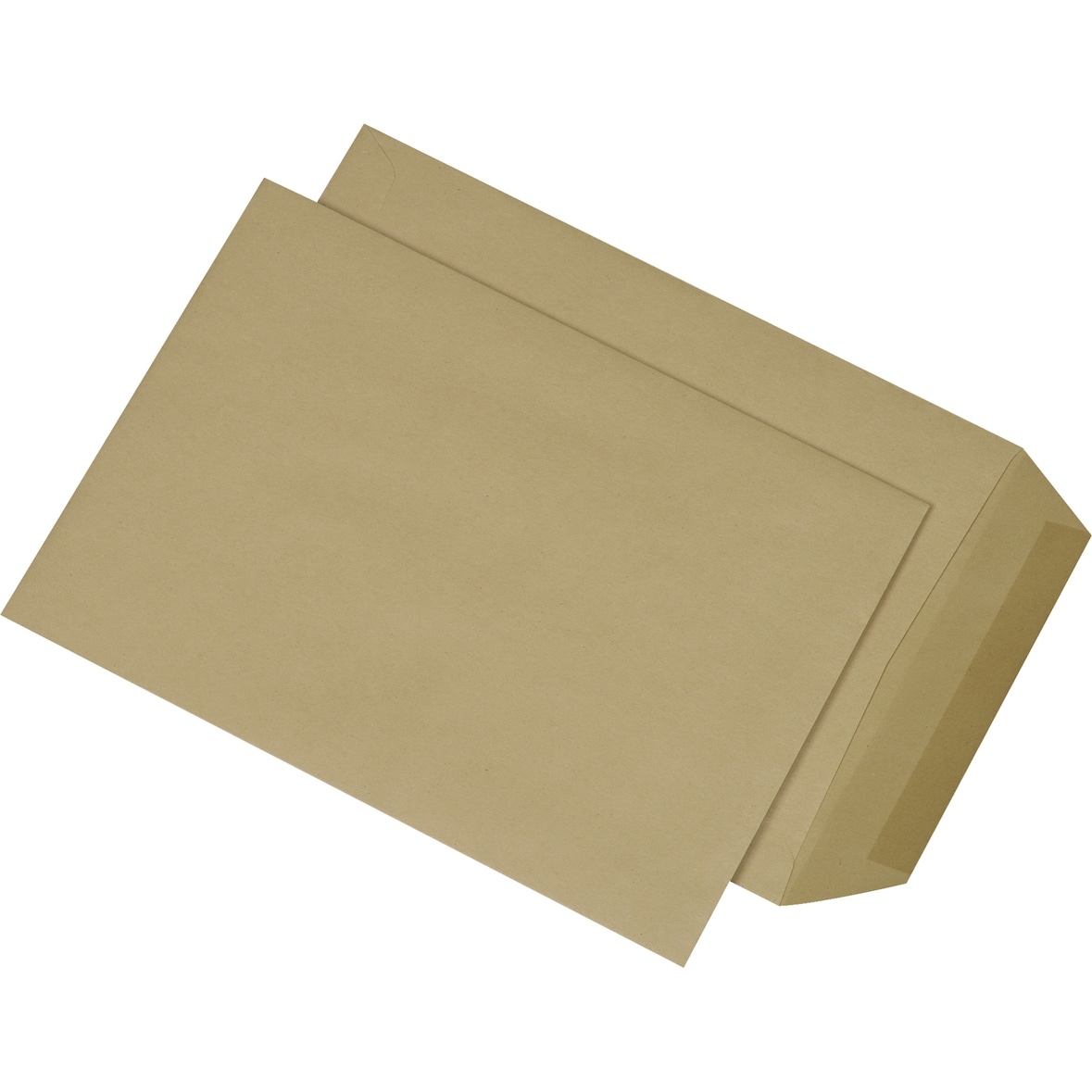 Versandtasche 30123590 B5 ohne Fenster nassklebend braun 500 Stück