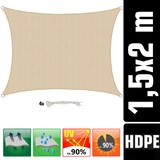 thumbnail of 1,5x2 Vela Ombreggiante Permeabile - Tenda da Sole per Giardino Balcone Pergola