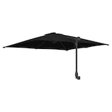 thumbnail of Helloshop26 - Moderner neigbarer Gartenschirm 248,5 x 247,5 x 160 cm für die praktische Terrasse aus schwarzem Polyester 02_0058640