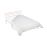 thumbnail of Relaxdays Bettdecke, 200x220 cm, 4 Jahreszeiten Decke, Öko-Tex Standard 100, Polyester, Schlafdecke Sommer, Winter, weiß