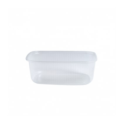 FHC - 1 000Pcs - Boite plastique PP rectangulaire transparente  110x80x40mm 200ml