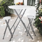 thumbnail of WellHome - Mesa de bar de polietileno na cor branca, Ø80 x 110 cm