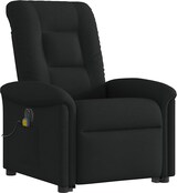 thumbnail of vidaXL Elektrischer Massagesessel mit Aufstehhilfe Schwarz Stoff