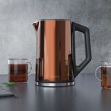 thumbnail of Arendo Wasserkocher 1,5 l 2200 W, Edelstahl, Doppelwand, Temperaturwahl 40 - 100°C mit Anzeige, kupfer