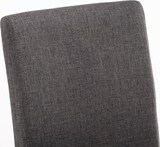 thumbnail of 2er Set Esszimmerstuhl DALAN - Stoff Dunkelgrau 41x47x91 cm Cappucino | Essstühle Esszimmerstühle Küchenstühle Wohnzimmerstühle